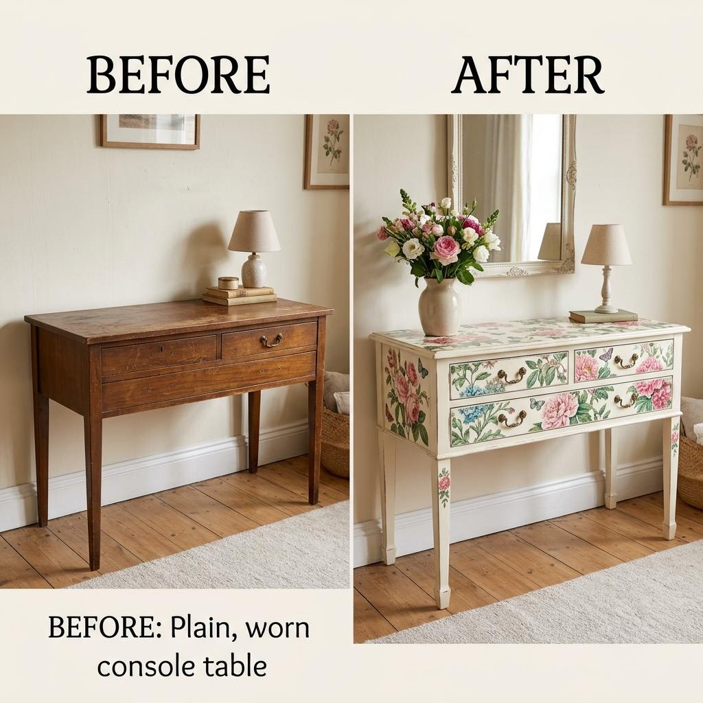 Decoupage Furniture Ideas: Transform Old Pieces with Paper