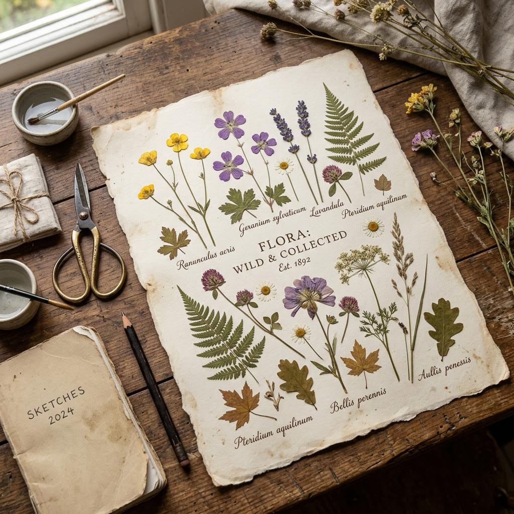 The Delicate Art of Pressed Flowers: Methods and Projects