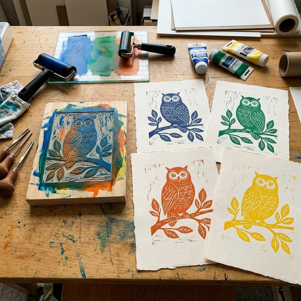 Lino Printing Basics: Carve and Print Your Own Art