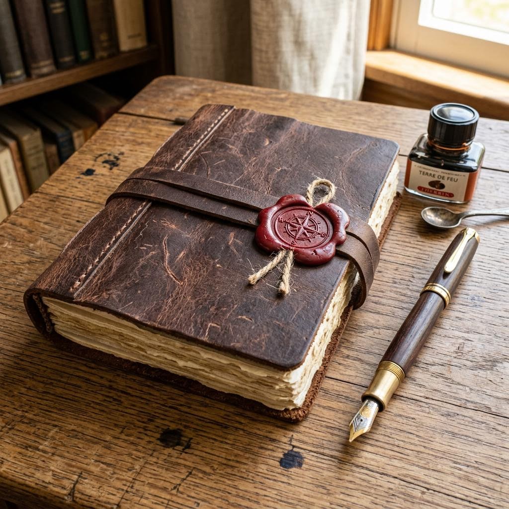 Bookbinding Basics: Make a DIY Leather Journal