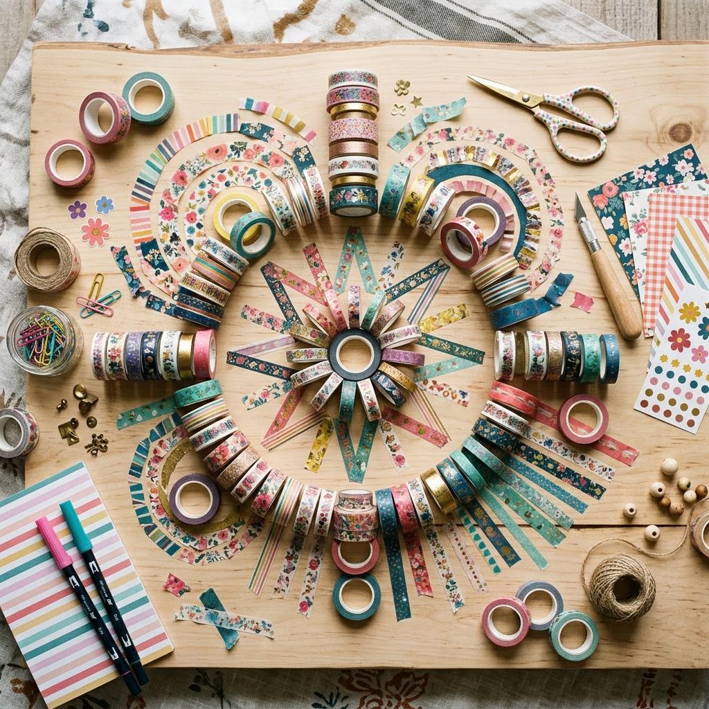 12 Creative Washi Tape Crafts for Organization and Decor