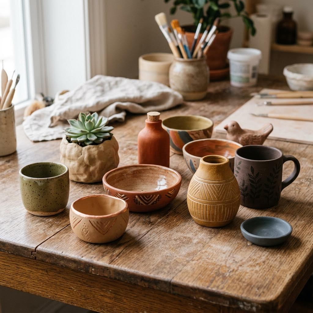Air Dry Clay Ideas: Pottery Without a Kiln