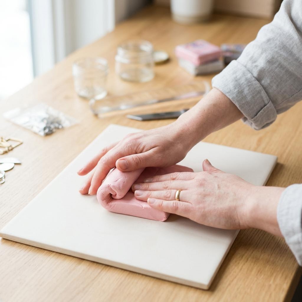Step 1: Condition and Color Your Clay