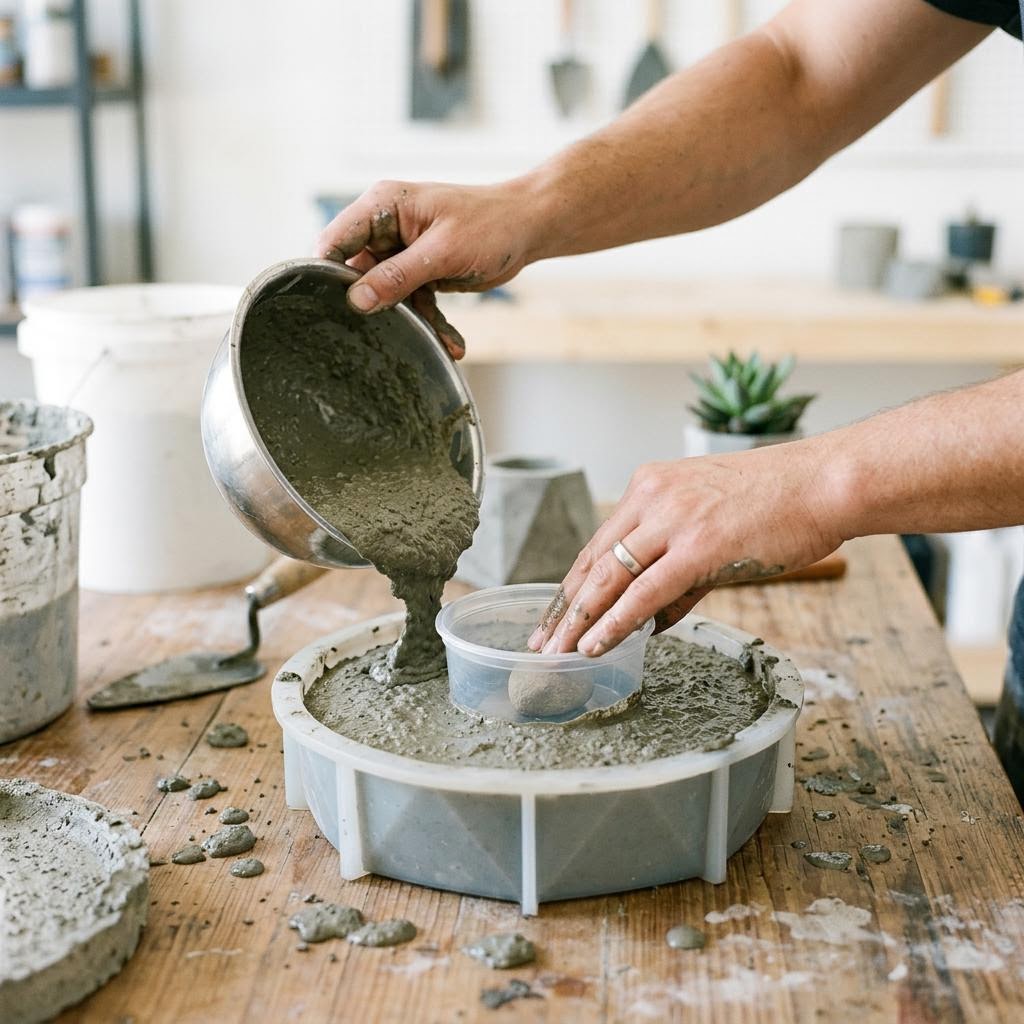 Step 3: Pouring and Setting the Inner Mold