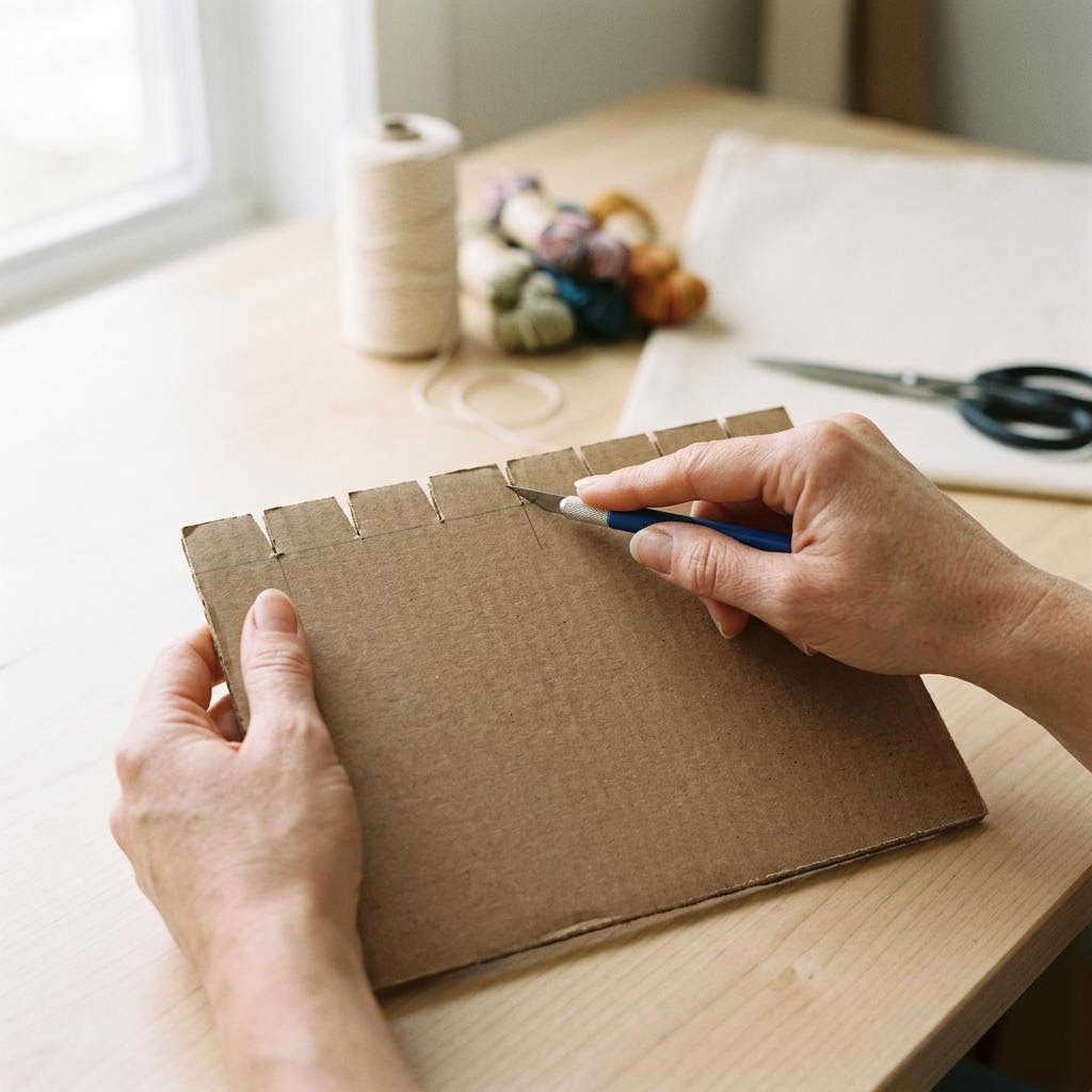 Step 1: Making a Cardboard Loom